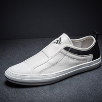 Tide Summer Breakthrough Little White Shoes Men New Fashion Lazy Shoes Hundred Footwear Sleeping Shoes