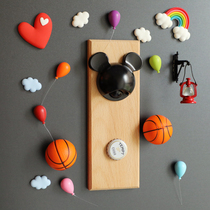 Mickey creative refrigerator sticker magnetic bottle opener Mickey Mouse girl gift magnet Wall-mounted beer screwdriver Keiko