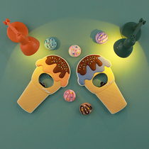 Ice Cream Bottle Opener Creative fridge with magnetic sticker Beer Bottle Starting red Wine Opener Bottle Opener Whiteboard Decoration