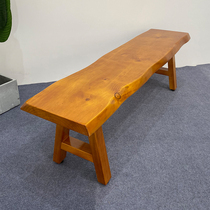 Retro solid wood long bench Home Jane about long bench Bench Log Long Stool Dining Room Strip Chair Personality Stool