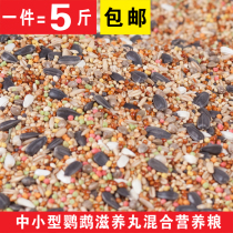 Small and medium parrots nourishing pellets mixed grain meatballs Peony Horizontal Banban Small Sun Birds Grain Birds Food feed 5 catts