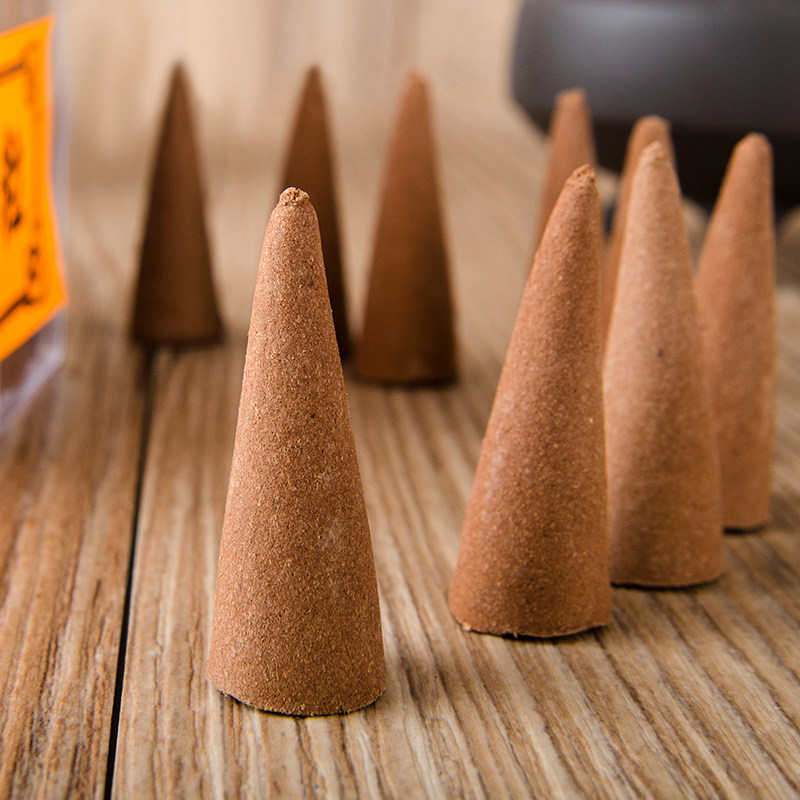 天然老山檀香塔香锥香78粒盒