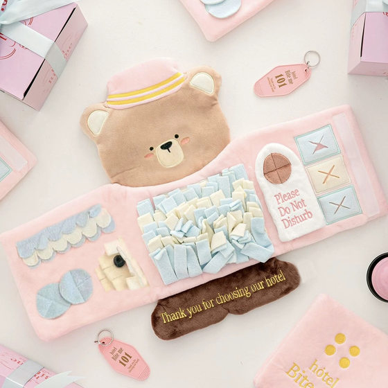 Spot Ins new pet bear waiter toys hidden food blanket smelling pad sound paper sounding toys dog cat
Spot Ins new pet bear waiter toys hidden food blanket smelling pad sound paper sounding toys dog cat