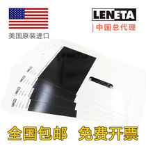 American Leneta 2A hiding power test cardboard Imported black and white grid hiding power cardboard scraping sample paper