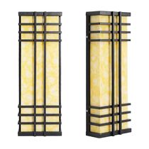 Chinese outdoor waterproof wall lamp Hotel Villa custom imitation marble wall lamp developer sales department gate wall lamp