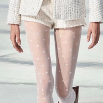 Net red letter stockings female thin anti-hook silk spring and autumn Paris home sexy lace black pantyhose light leg artifact