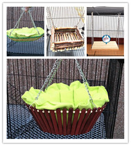 Apple branch pet ChinChin hamster squirrel rabbit Dutch pig guinea pig hammock basket pedal swing molars bite Wood
