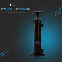 3 tons rear flange hydraulic cylinder two-way small hydraulic oil press packing oil top custom hydraulic station