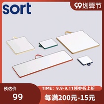 sort Danish HAY small mirror Ruban decorative wall hanging mirror bathroom mirror home mirror home mirror with body Mirror