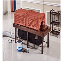 Lifting smoke exhaust moxibustion bed Household fumigation bed dual-use physiotherapy bed Beauty bed Massage sweat steaming bed full body 6 legs