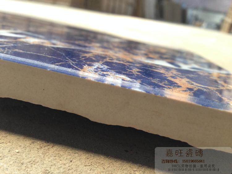 Микролит 欧式微晶石电视背景墙800 800 蓝色瓷砖 室内墙砖 地板砖家装主材 Foshan brand