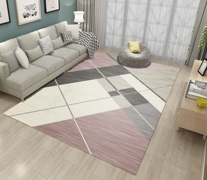 ins style nordic living room carpet sofa coffee table cushion large cute area girl bedroom bedside carpet floor mats