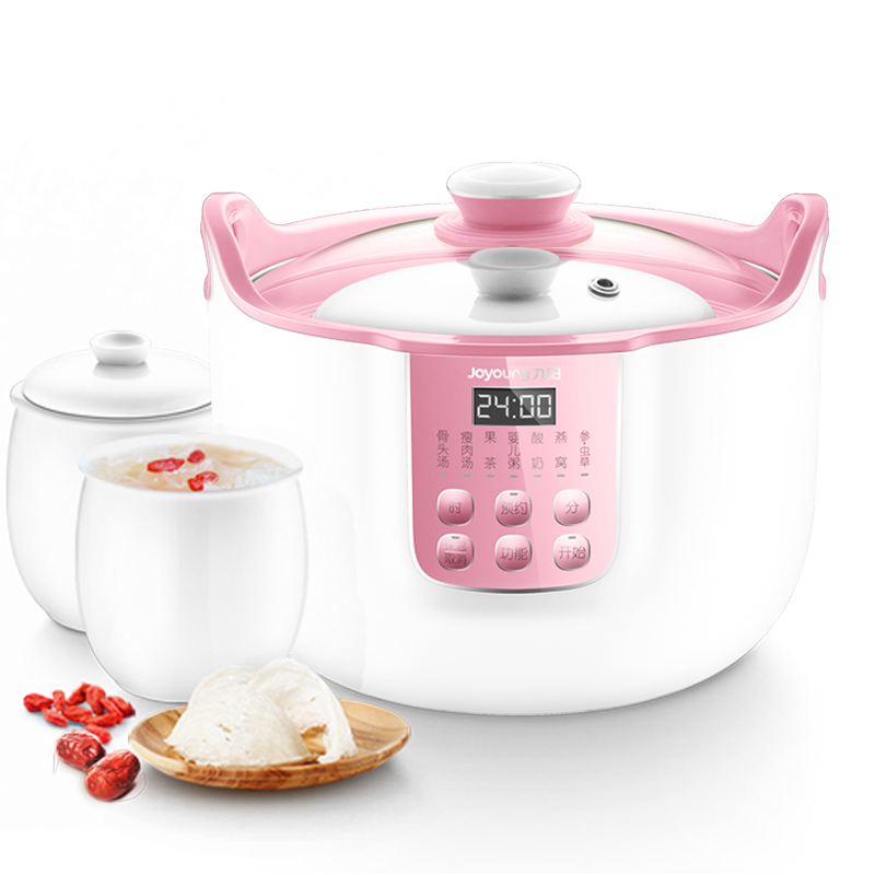 joyoung electric stew pot household water-proof bird's nest stew pot soup health ceramic casserole small porridge artifact automatic