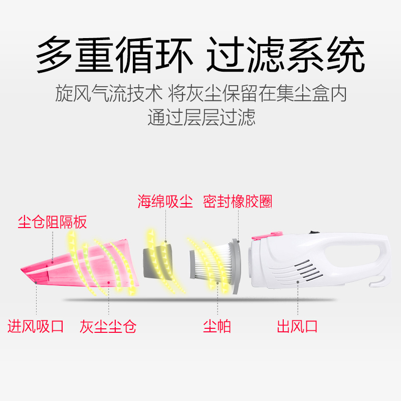 haier/ haier vacuum cleaner zl601r household hand-held carpet high-power cleaning pet hair vacuum cleaner