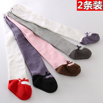 Children girls baby pantyhose leggings baby one-piece socks spring and autumn thin female 0-1-2-4 years old cotton