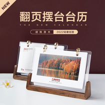 Corporate desk calendar 2022 custom photos diy self-production creative business office gift calendar month calendar custom