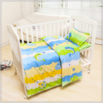 Kindergarten special three sets of six sets with core bedding pure cotton cartoon children Nap Quilt Batch Customised