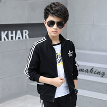 Childrens clothing boy coat 2019 spring new thin cotton 12 children loose size cardigan 15 years old