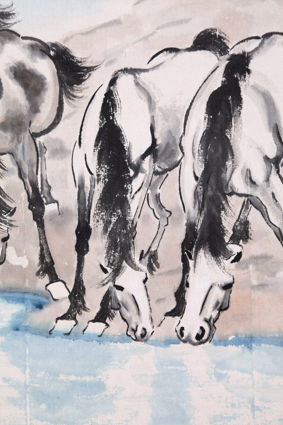 徐悲鸿《饮马图》 - 阿里资产