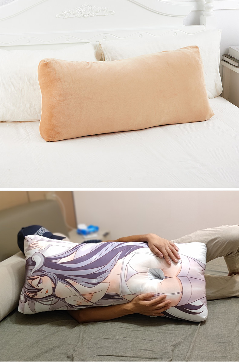 非充气情趣动漫抱枕带洞男用可插入自慰棉花炮架二次元性用品飞机