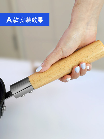 단단한 나무 분리 가능한 냄비 손잡이 유니버설 우드 냄비 손잡이 손잡이 말 스푼은 볶음 냄비 손잡이를 가진 두 개의 구멍없이 단단한 나무 분리 가능한 냄비 손잡이 유니버설 우드 냄비 손잡이 손잡이 말 스푼은 볶음 냄비 손잡이를 가진 두 개의 구멍없이