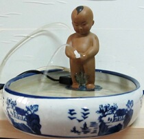 Sheung Shui stone circulating water pump Rockery waterfall fountain small urine child