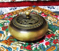 Pure brass cast heavy non-bran incense burner Xuantong Incense burner()