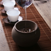 Liuhtang Jingdezhen handmade water storage hollow slag bucket Japanese-style tea washing Cup washing ceramic tea slag bucket