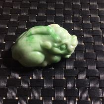 Du Yuxiu natural Dushan jade green sky blue handlebar pendant source factory welfare on the new