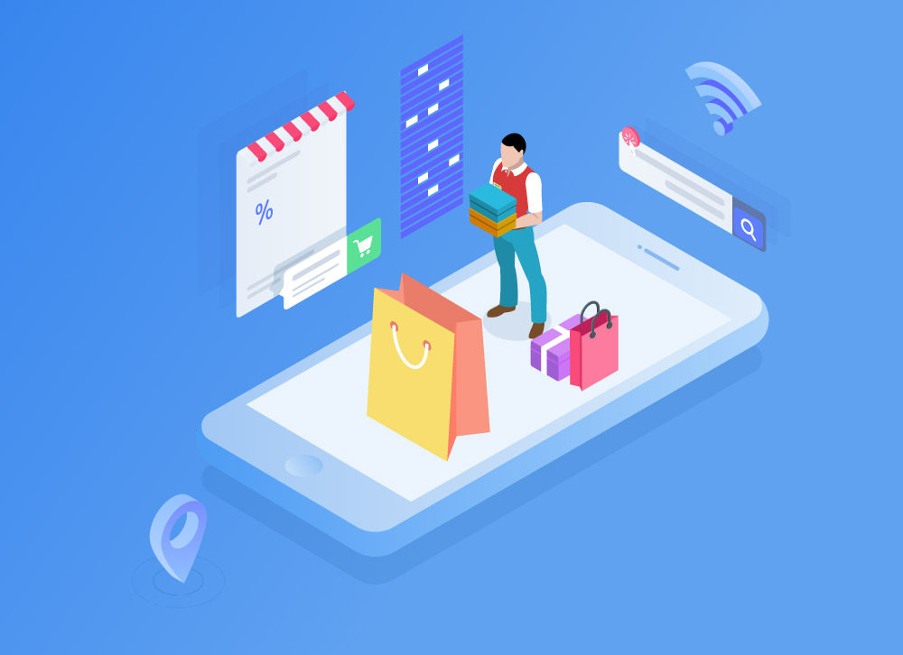 app banner购物场景生活购物手机移动端2.