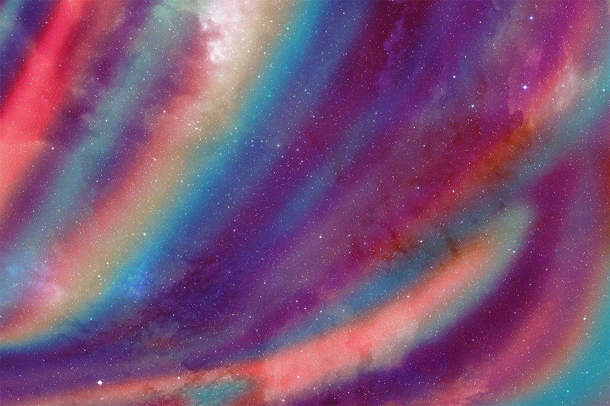 背景纹理10张多彩丰富全息空间宇宙银河图片vol2