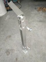 Shopping mall glass fence 304 stainless steel stair column Platform glass railing handrail stainless steel column