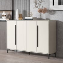 All aluminum alloy shoe cabinet Household door balcony outdoor waterproof sunscreen can be customized lockers Formaldehyde-free installation