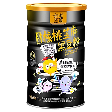 【虔农富硒食品】黑芝麻核桃粉600g[15元优惠券]-寻折猪