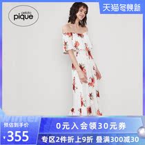 gelato pique spring Ruffle print long nightgown PWCO191201