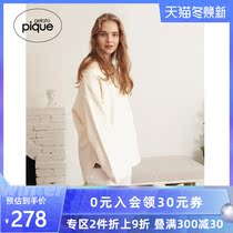 gelato pique autumn winter womens pajamas solid color soft home suit top PWCT195263