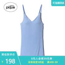 gelato pique summer womens pajamas solid color comfortable camisole vest chest pad PWCT192328