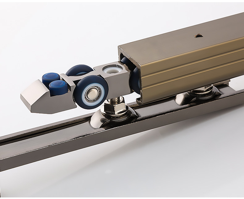 吊轮移门导轨推拉门滑轮吊门吊轨滚轮吊滑门轨道全套吊趟门平配件