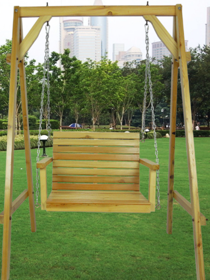 实木秋千吊椅家用-姓钭的妹子