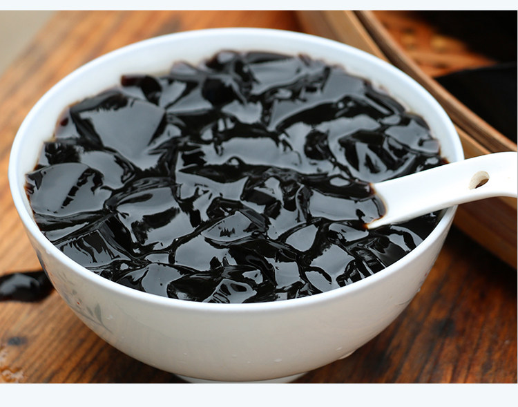 【曹字直营店】烧仙草黑凉粉草粿台湾客家仙人粄板粉奶茶原料300g