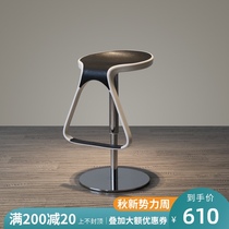 Fashion European style personality bar chair Simple modern Nordic fashion lifting rotating bar chair front desk high stool