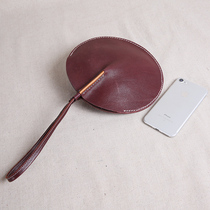 Handmade leather handbag womens clutch clutch bag first layer cowhide coin purse small bag mobile phone bag 2021 new