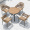 4 Erqi chairs+80cm plastic wood round tables