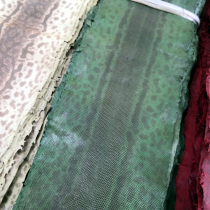 Water Dye Original TatXX_ENCODE_CASE_CAPS_LOCK_Off Green Rice Yellow Red Sand Snake Leather Stock Handmade DIY Wallet Strap Phone Shell Special Leather Stock