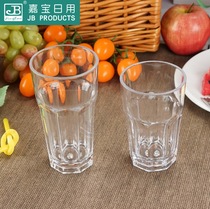 Acrylic PC transparent thick plastic durable anti-drop water Cup household beer cup tea restaurant drink cup juice cup