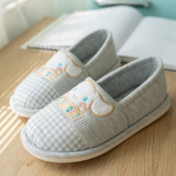 Postpartum shoes spring and autumn cute postpartum bags with soft sole non-slip cotton slippers women's summer thin breathable home shoes summer