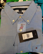 TOMMY HILFIGER Classic Edition Work Official Business TOMMY Mens Shirt Short Sleeve Shirt