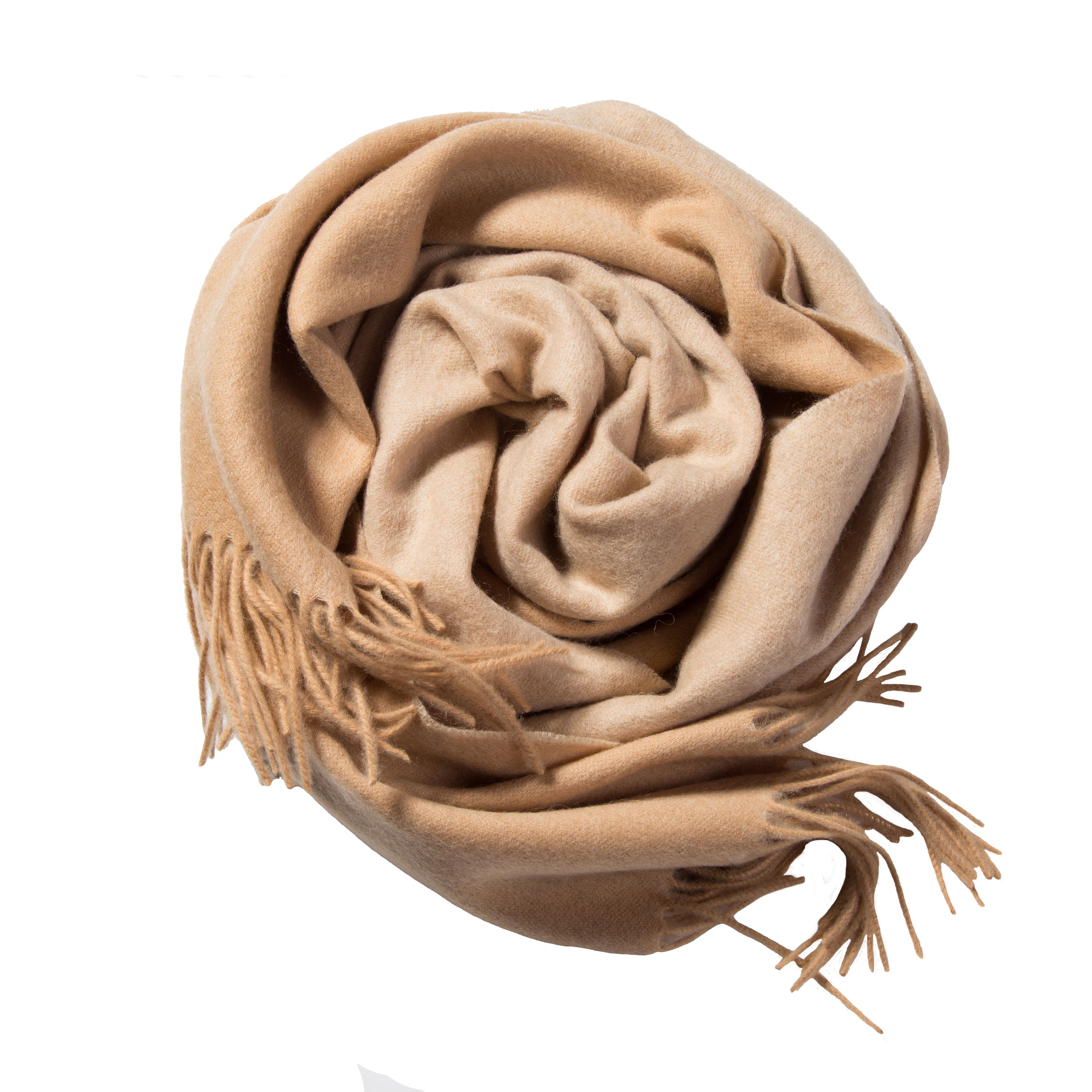 羊毛围巾女秋季潮流保暖长款双面纯羊毛披肩夏季空调房披肩两用