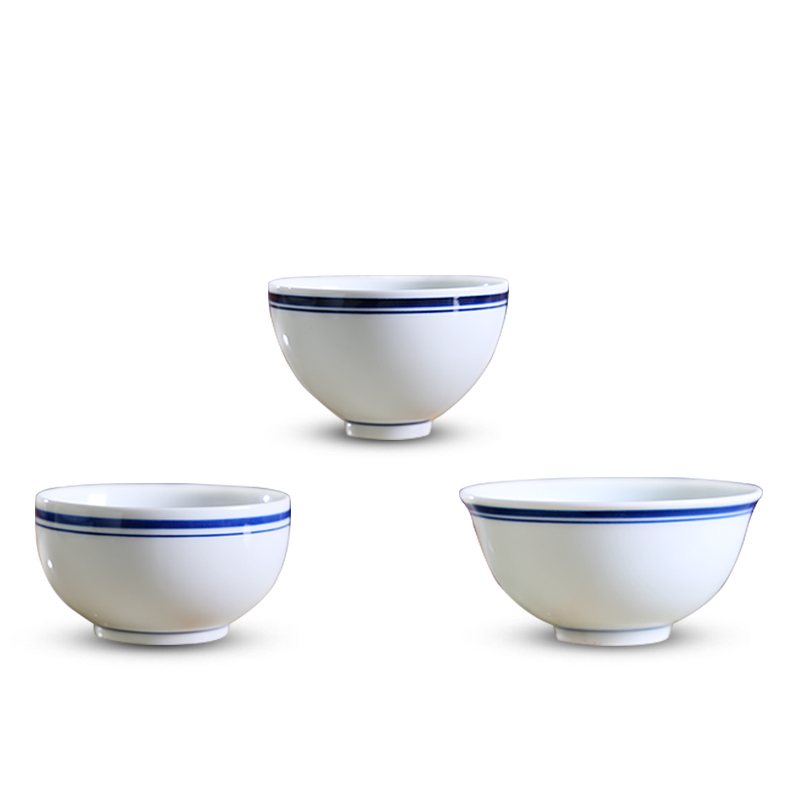 Jingdezhen ceramic bowl contracted nostalgic retro tableware under the Chinese creative glaze color bulbs rainbow such as to use the home to eat a small bowl