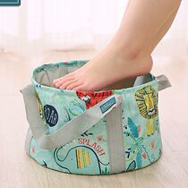 Portable travel foldable basin outdoor bucket travel washbasin wash foot wash wash foot laundry fishing bucket